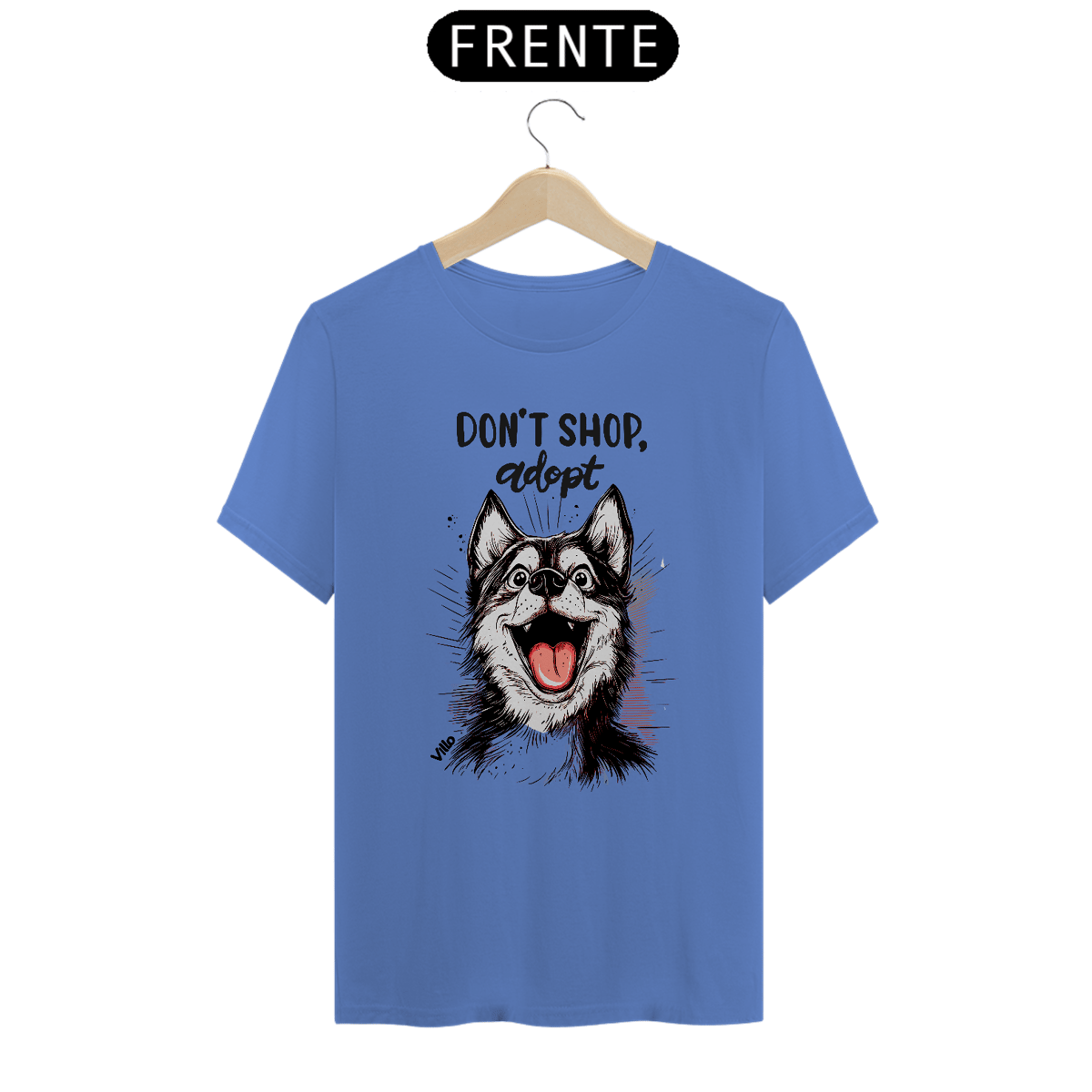 Nome do produto: Camiseta Estonada Don´t shop Adopt