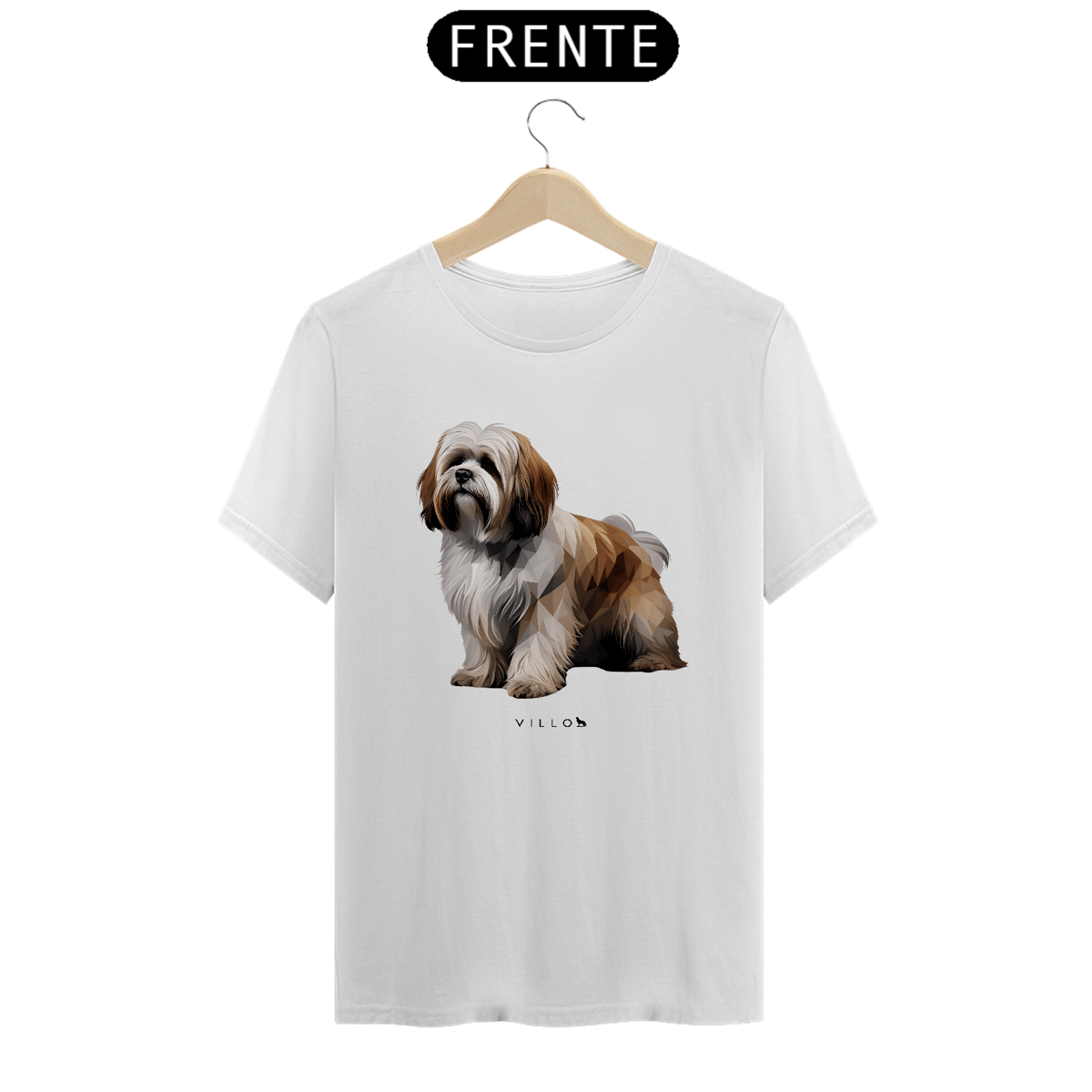 Nome do produto: Camiseta Confort Lhasa Apso 