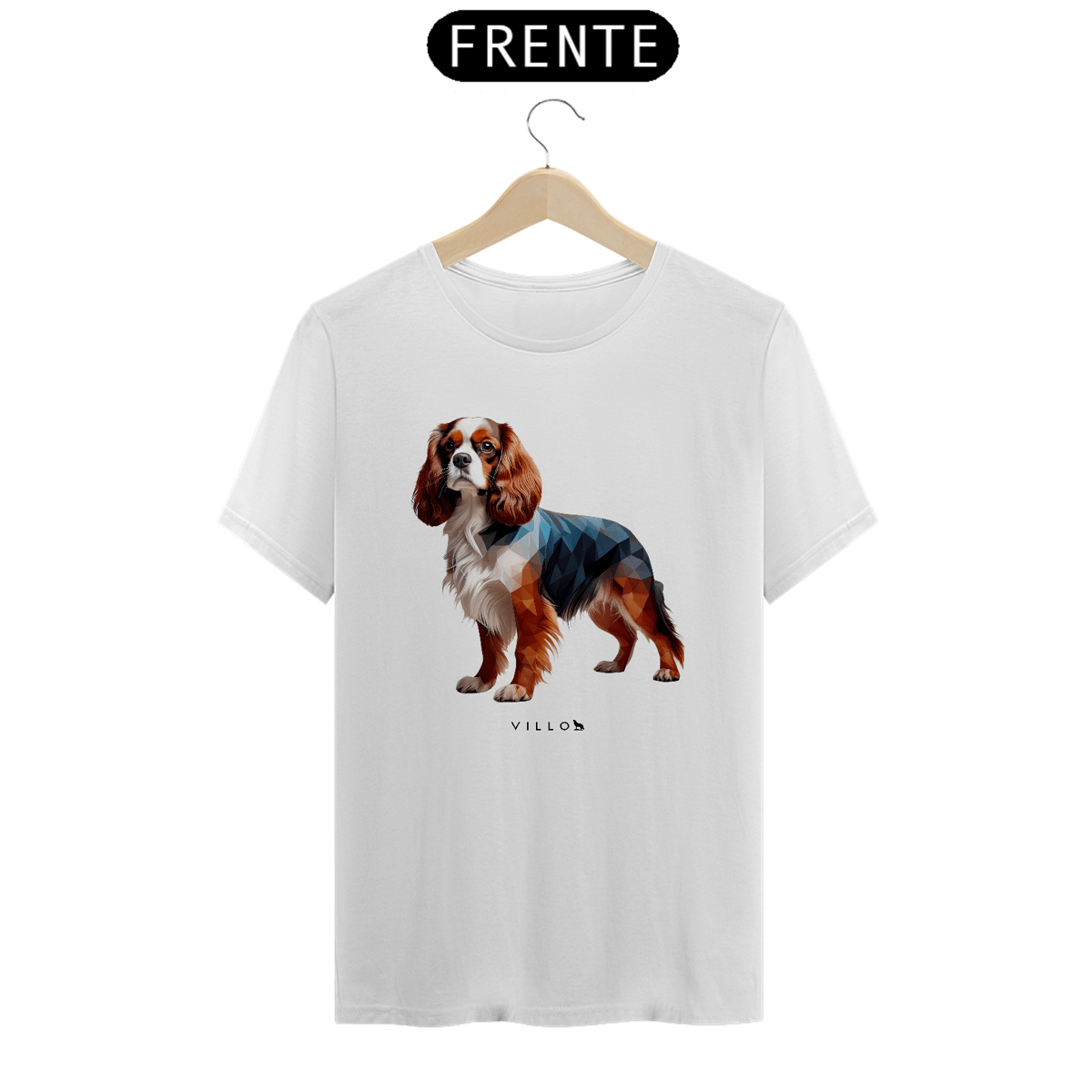 Nome do produto: Camiseta Confort Cavalier King Charles Spaniel 