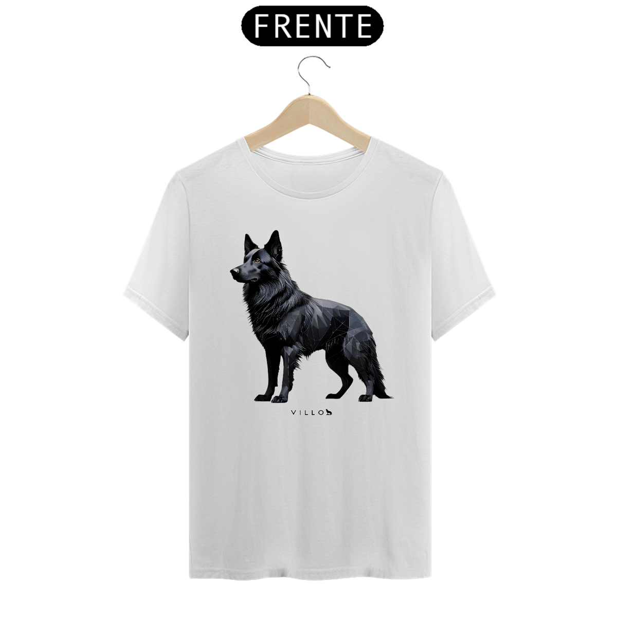 Nome do produto: Camiseta Confort Pastor Belga 