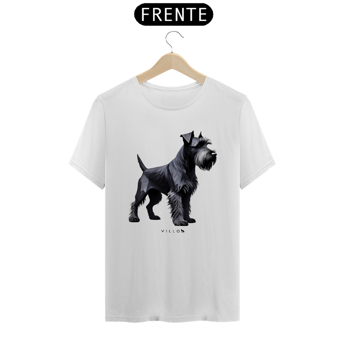 Nome do produto: Camiseta Confort Schnauzer 