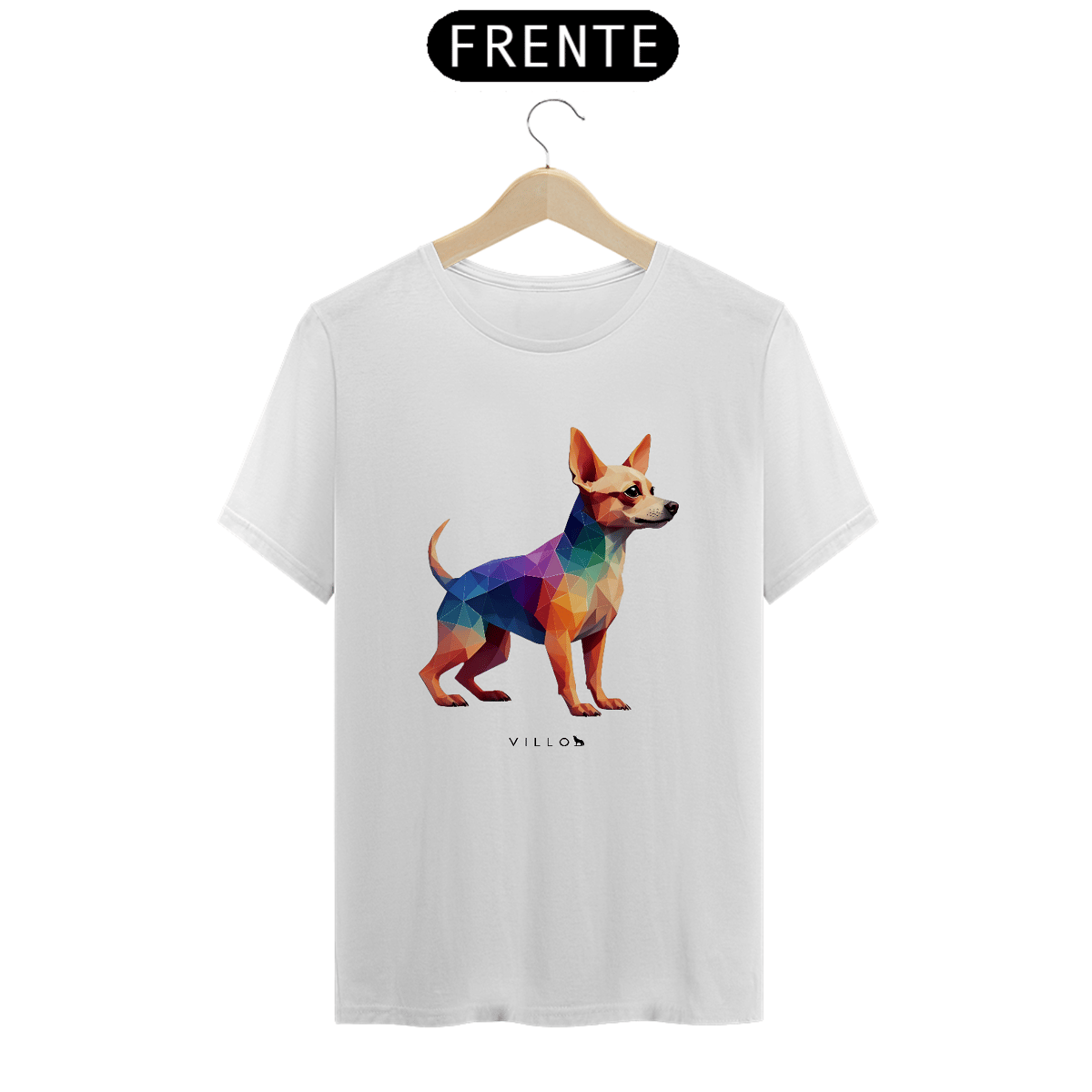 Nome do produto: Camiseta Confort Chihuahua 