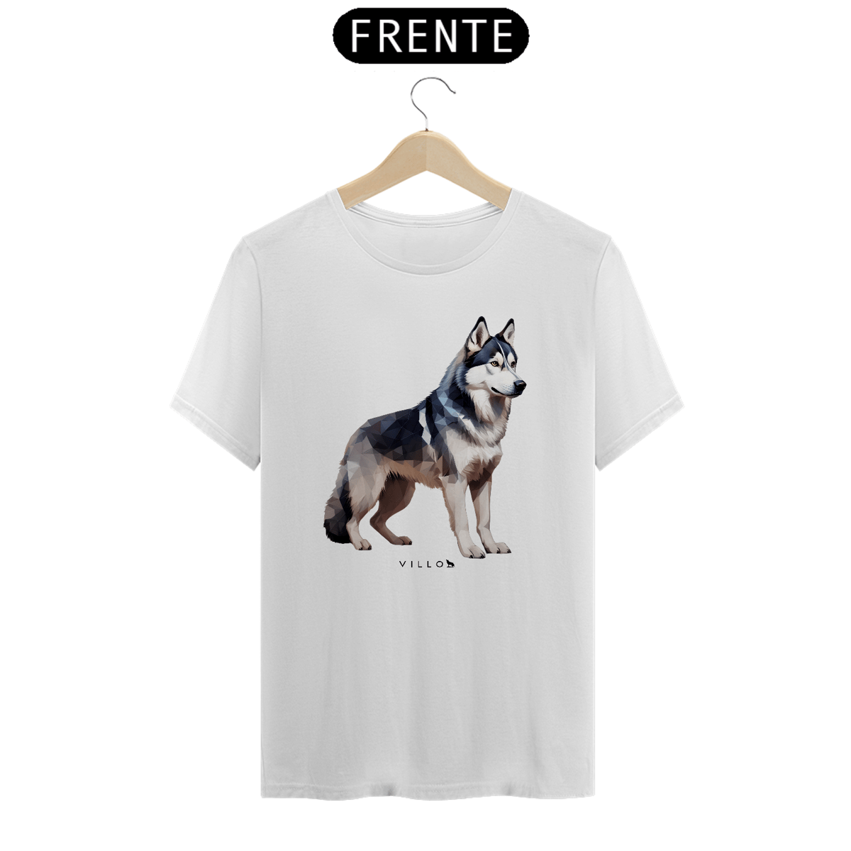 Nome do produto: Camiseta Confort Husky Siberiano 
