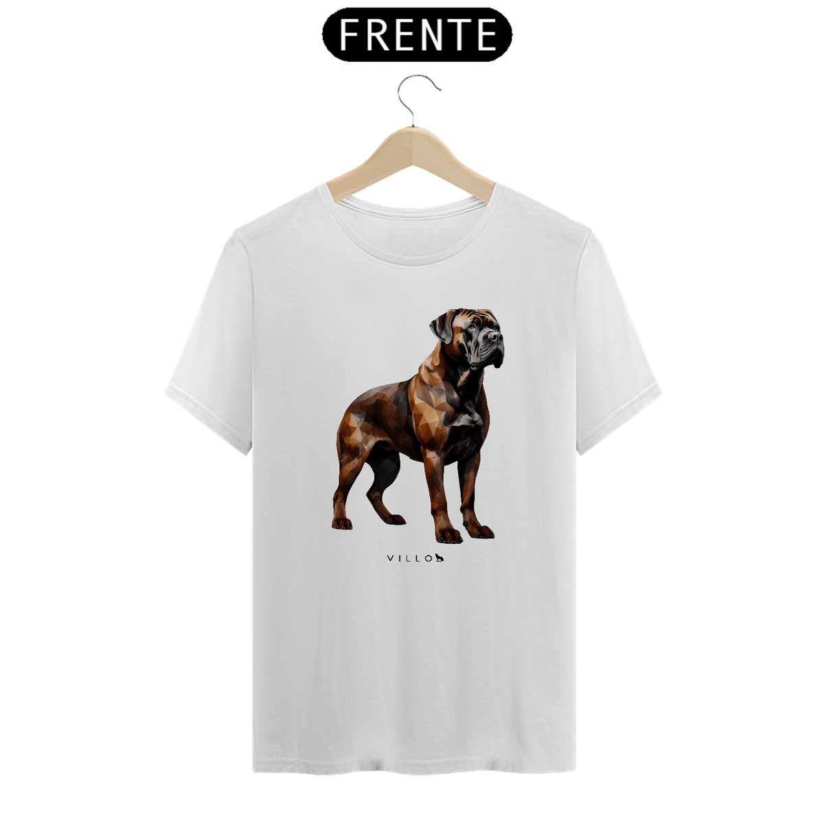 Nome do produto: Camiseta Confort Mastim Fila Brasileiro 