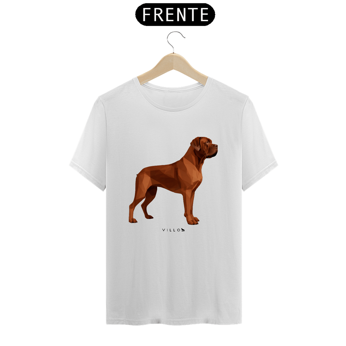 Nome do produto: Camiseta Confort Dogue de Bordeaux 