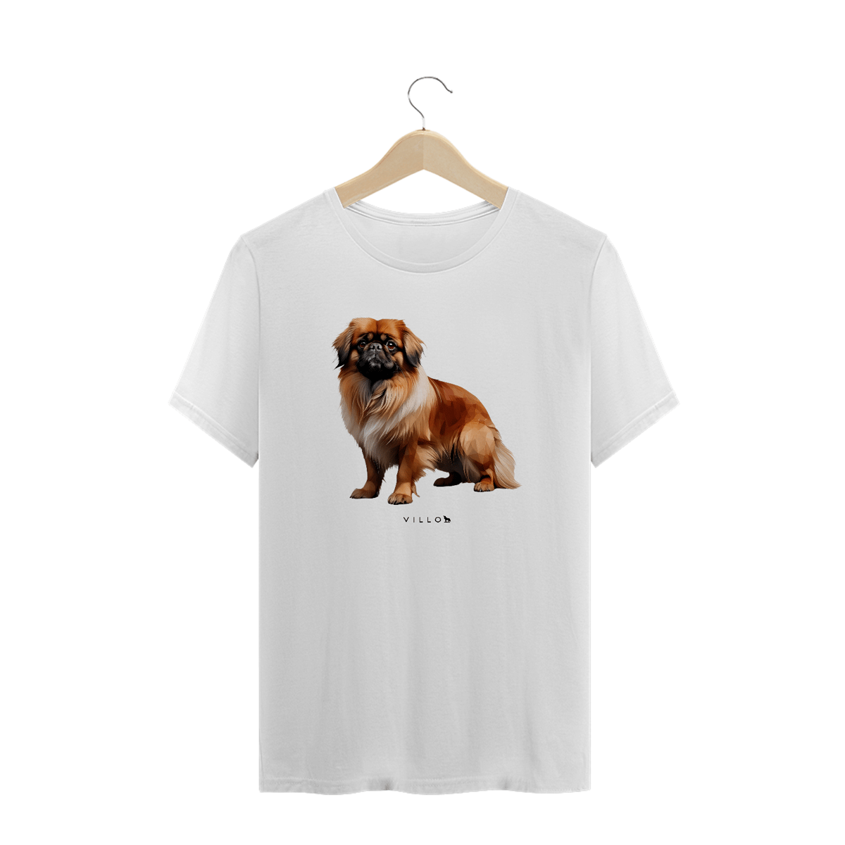 Nome do produto: Camiseta Confort Pequinês Plus Size