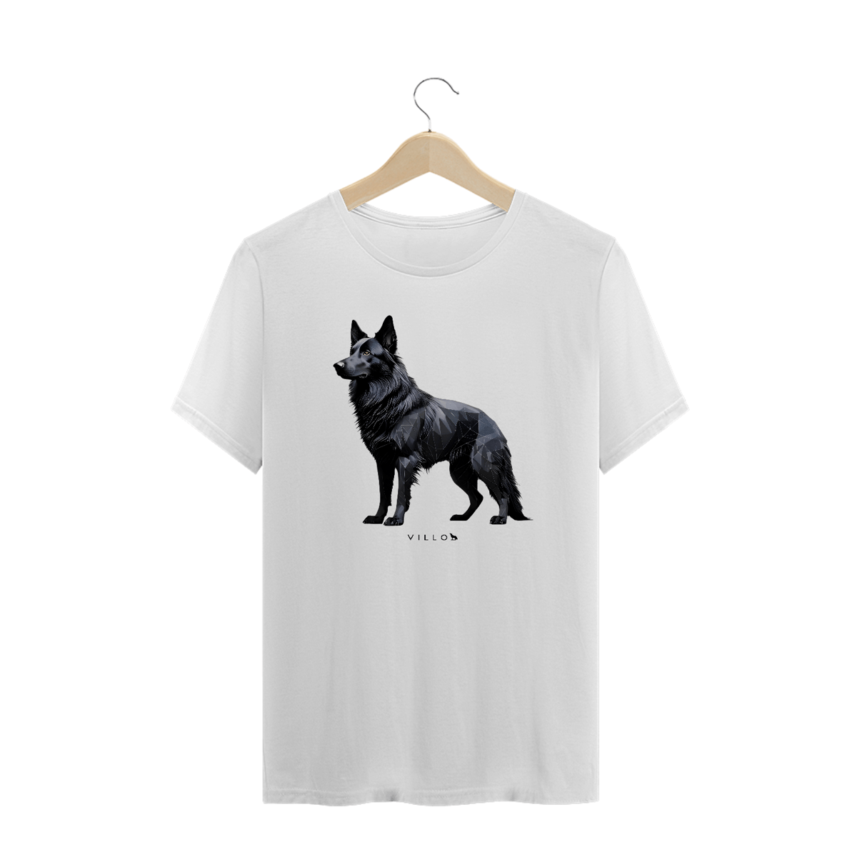 Nome do produto: Camiseta Confort Pastor Belga Plus Size
