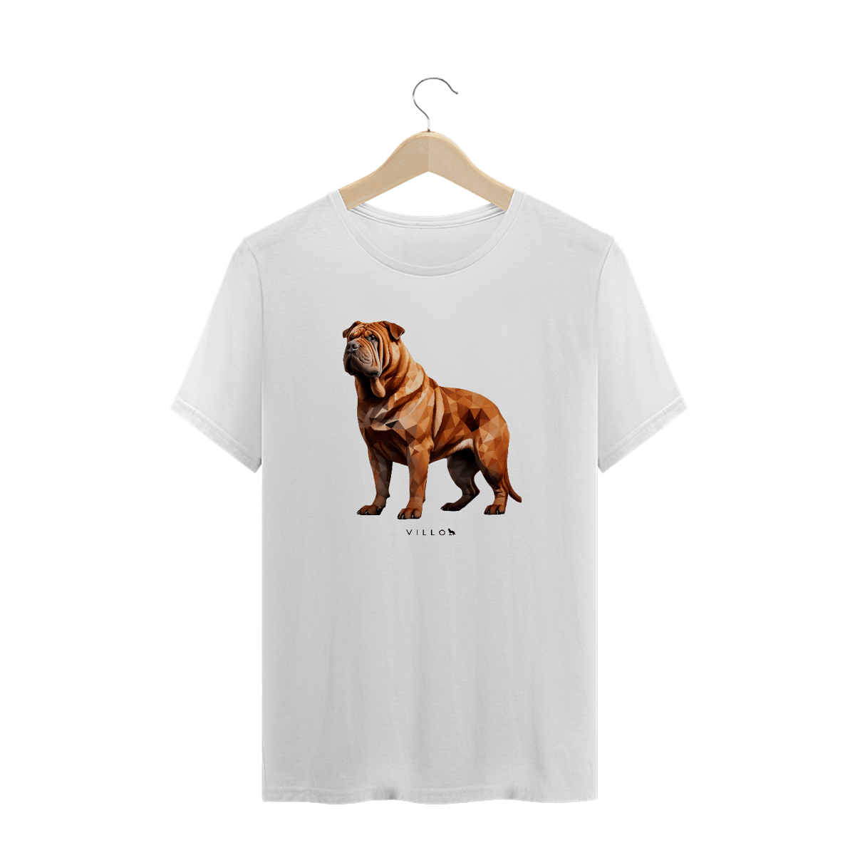 Nome do produto: Camiseta Confort Shar-pei Plus Size