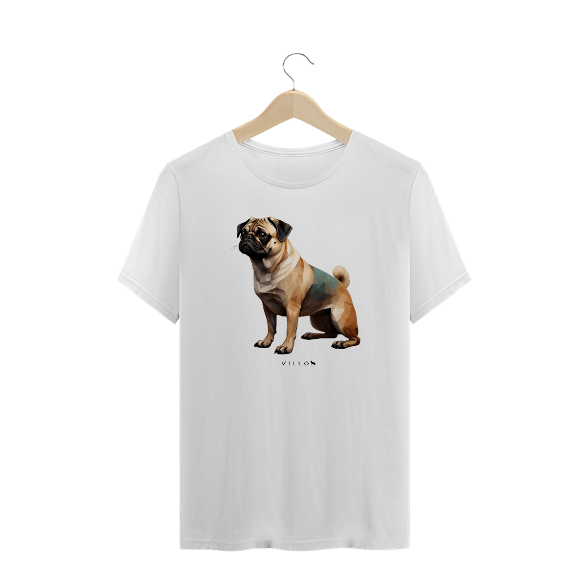 Nome do produto: Camiseta Confort Pug Plus Size