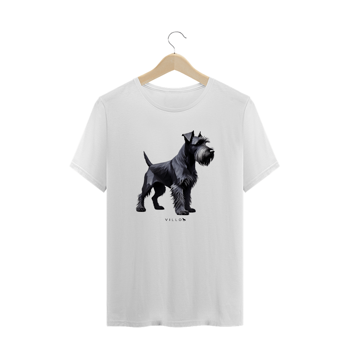 Nome do produto: Camiseta Confort Schnauzer Plus Size