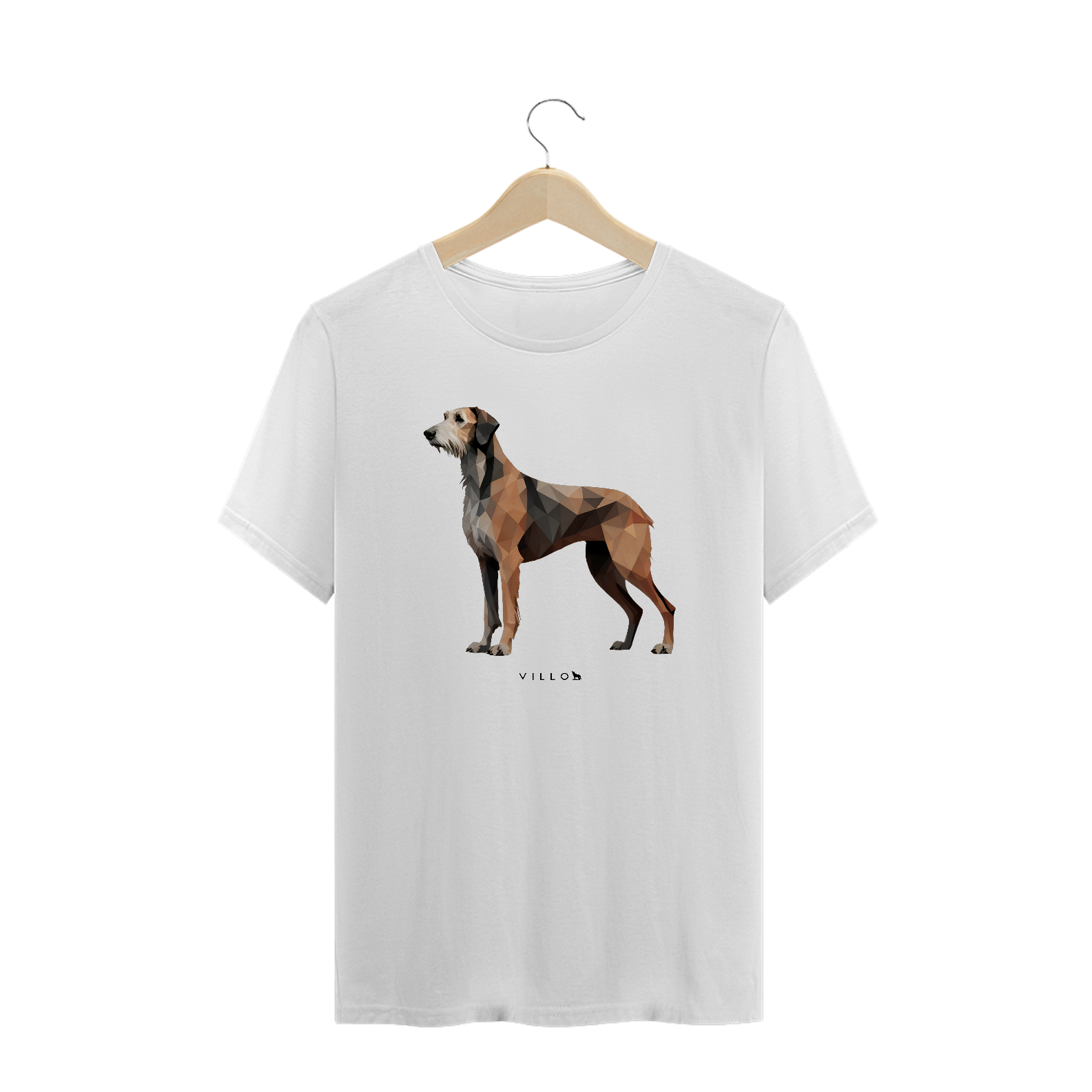 Camiseta Confort Lébrel Irlandês Plus Size