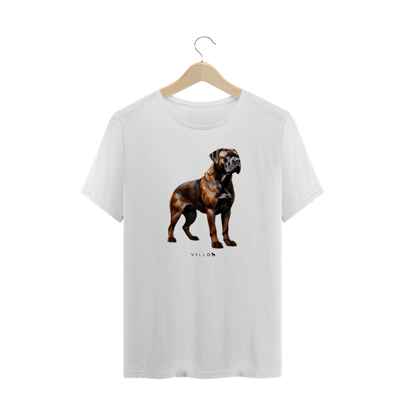 Camiseta Confort Mastim Fila Brasileiro Plus