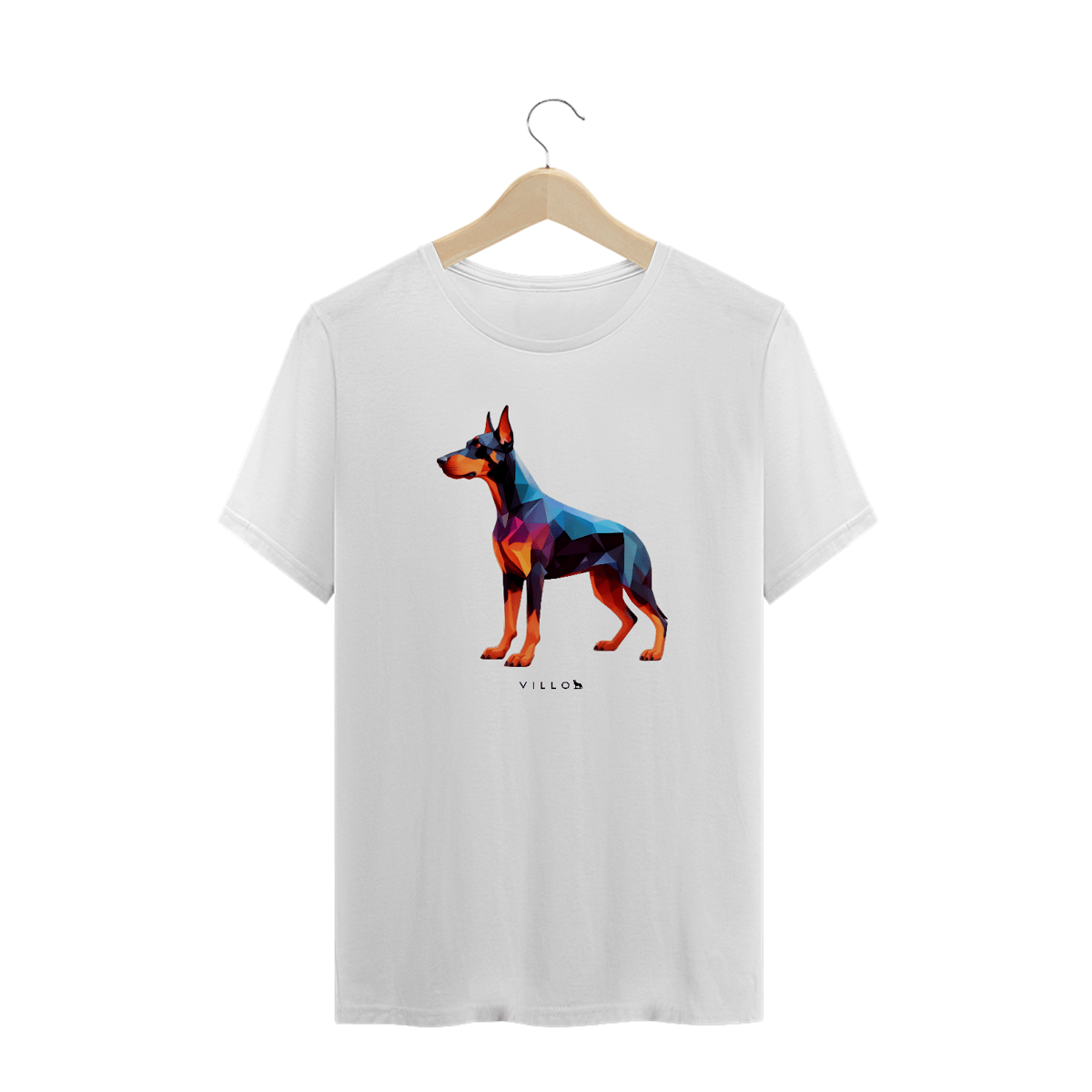 Nome do produto: Camiseta Confort Dobermann Plus Size