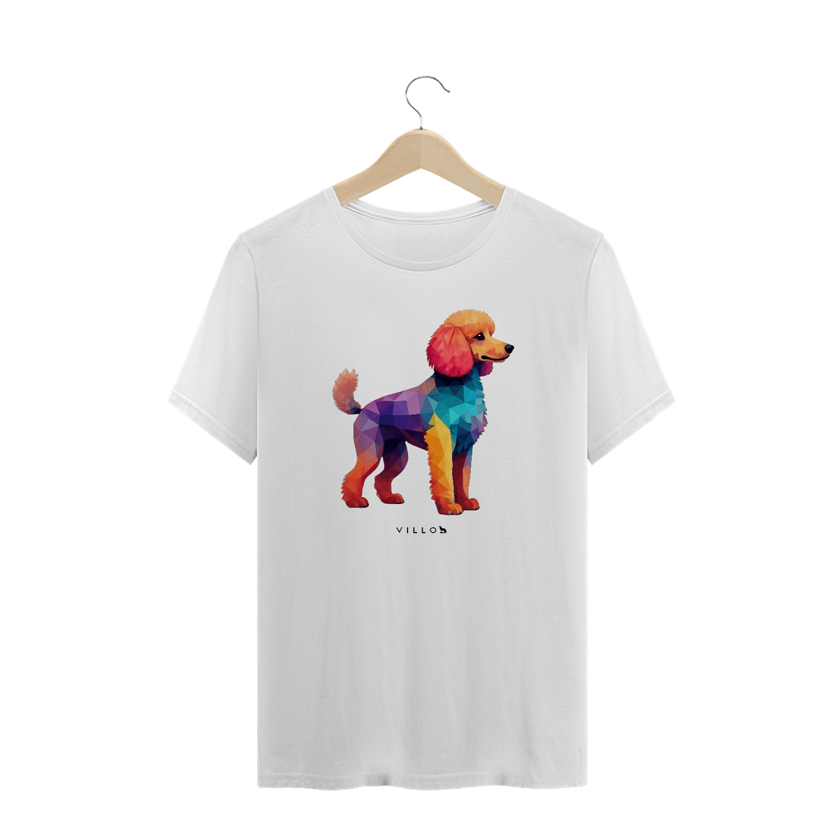 Nome do produto: Camiseta Confort Poodle  Plus Size