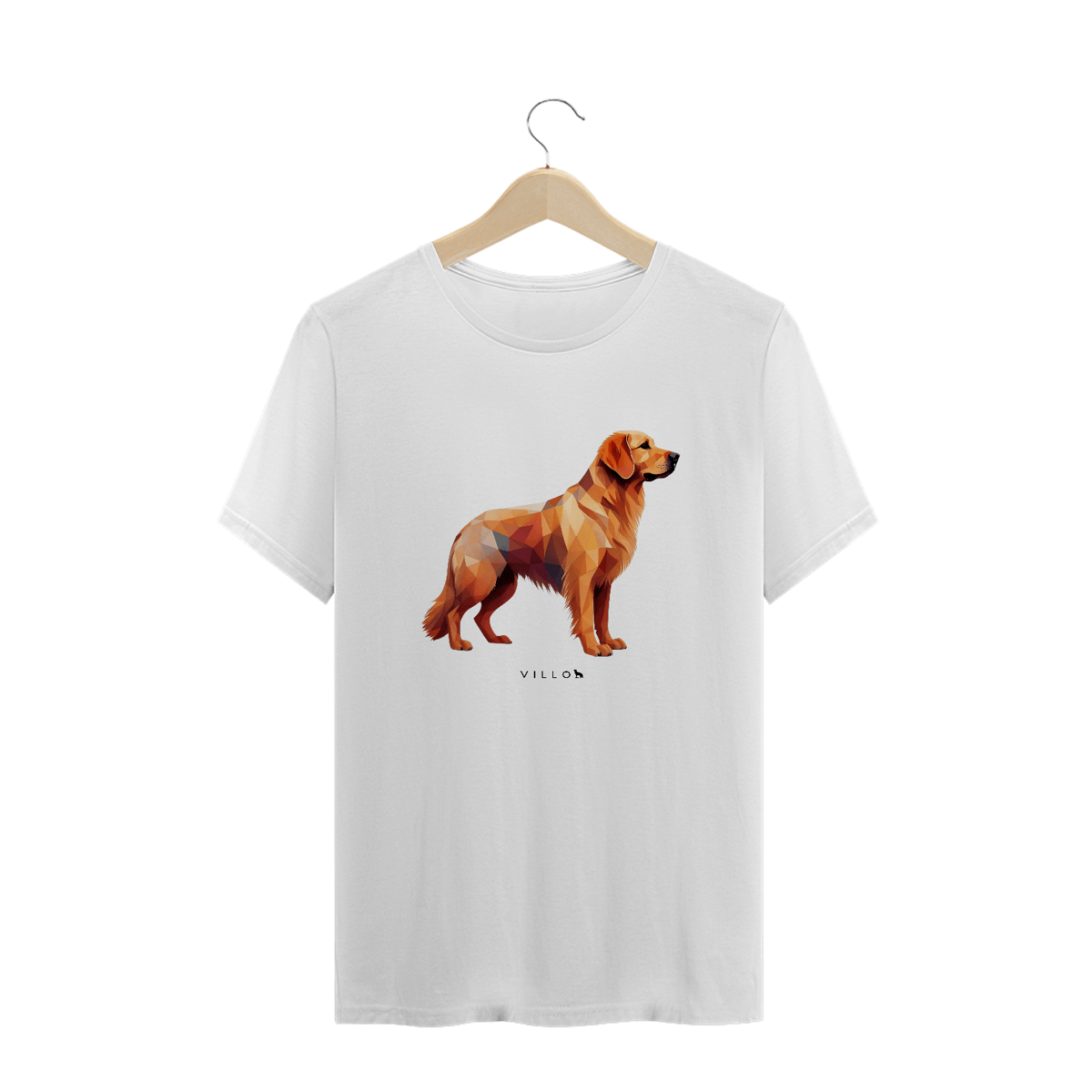 Nome do produto: Camiseta Confort Golden Retriever Plus Size