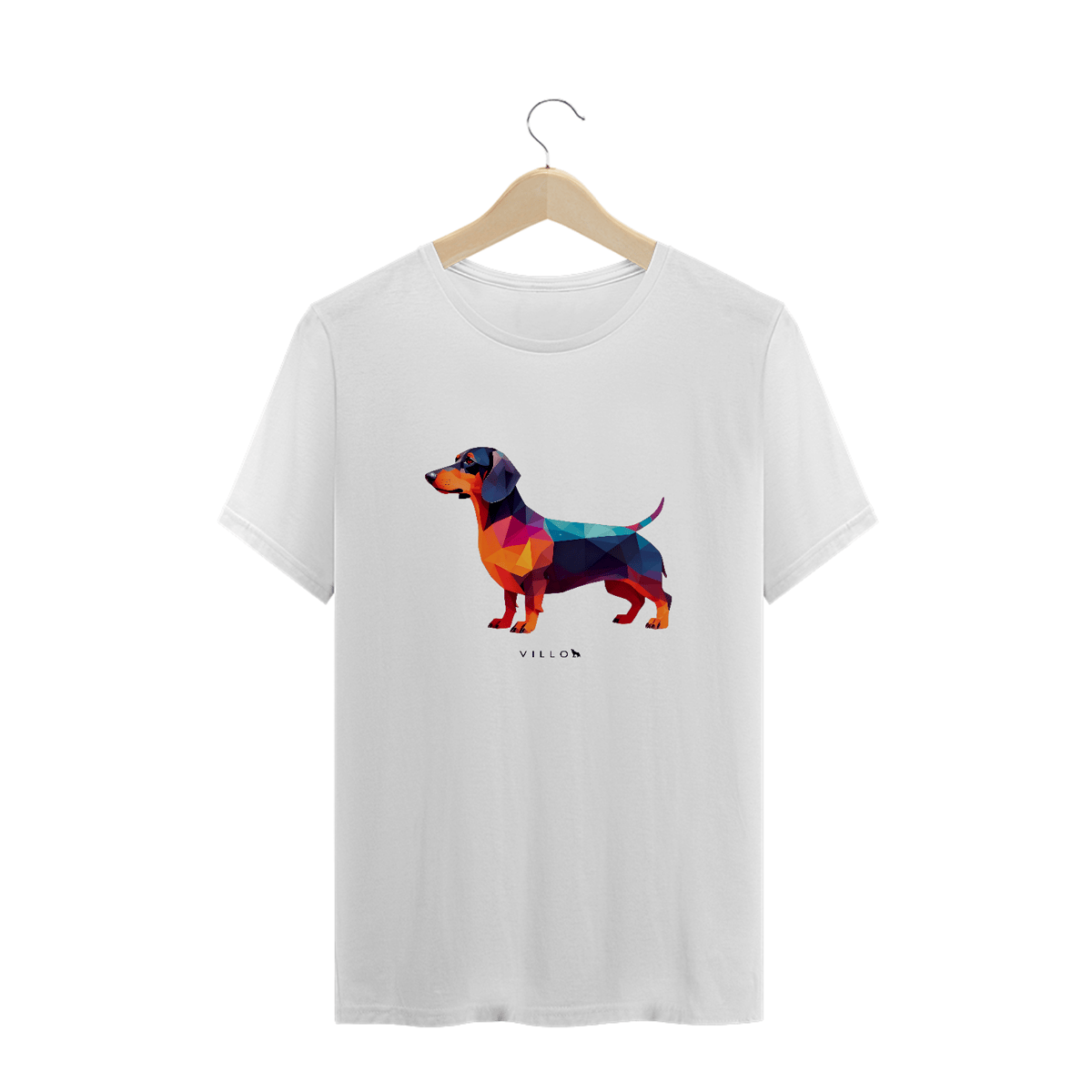 Nome do produto: Camiseta Confort Dachshund Plus Size