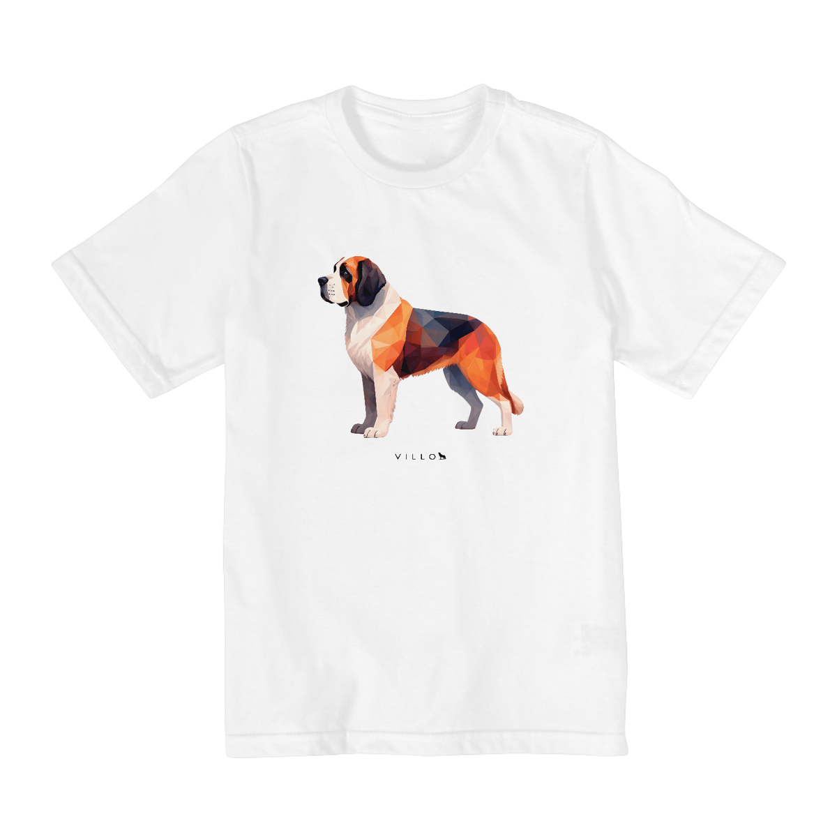 Nome do produto: Camiseta Infantil Confort - De 2 a 8 anos São Bernardo