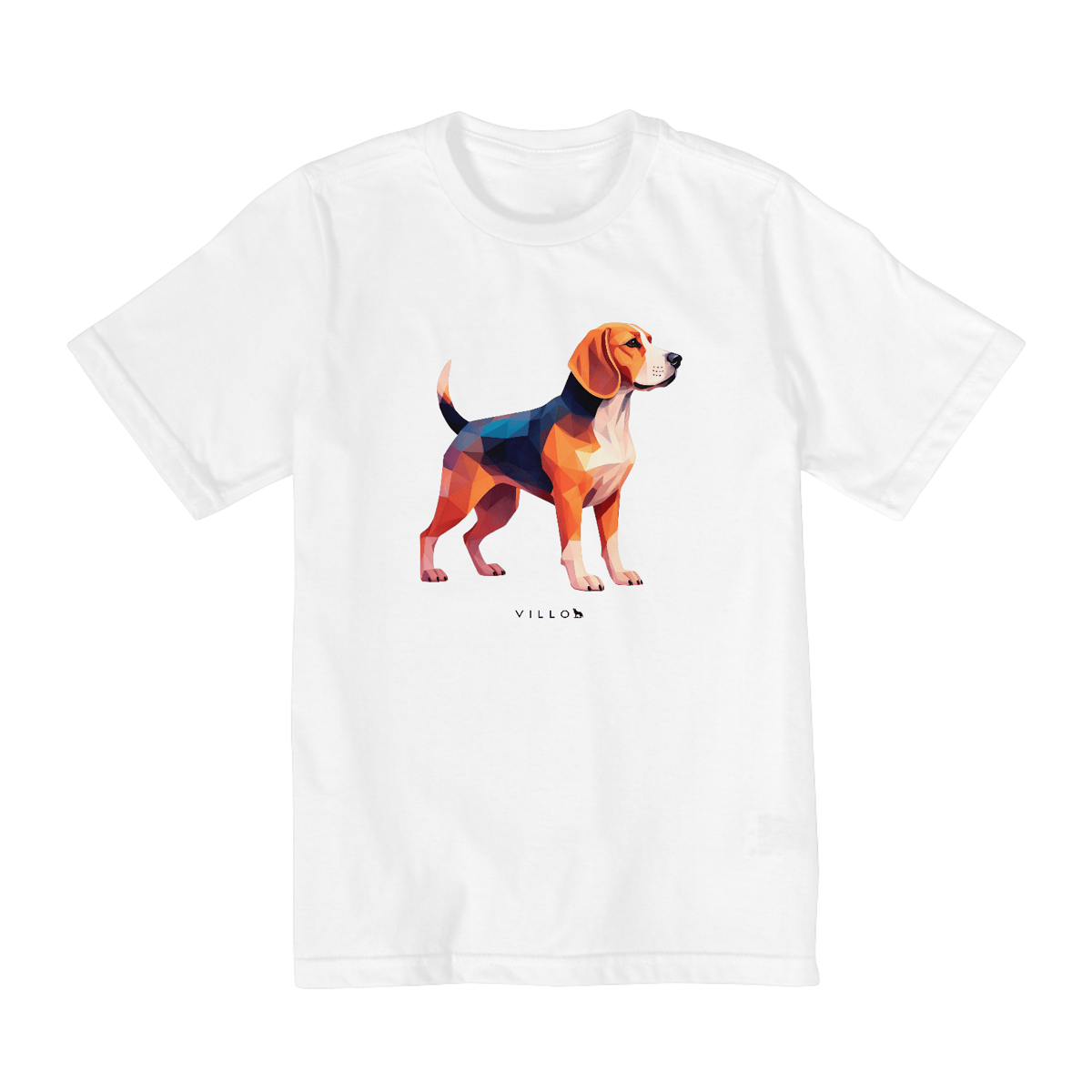 Nome do produto: Camiseta Infantil Confort - De 2 a 8 anos Beagle
