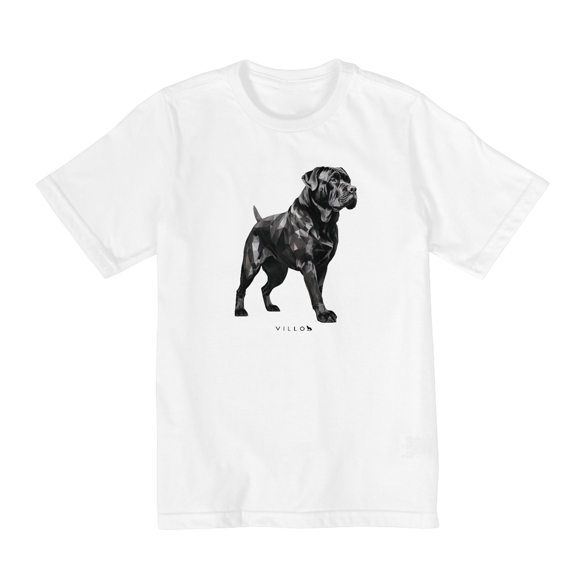 Nome do produto: Camiseta Infantil Confort - De 2 a 8 anos Mastim Napolitano