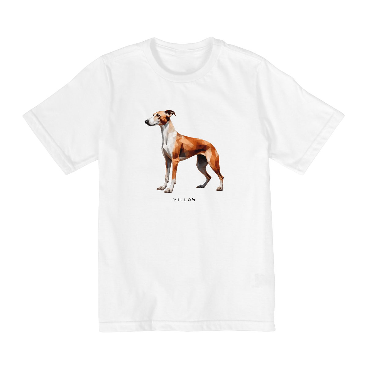 Nome do produto: Camiseta Infantil Confort - De 2 a 8 anos Whippet
