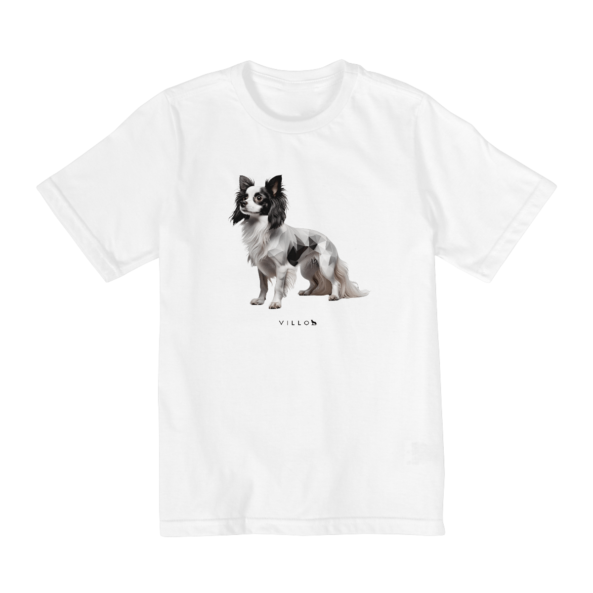 Nome do produto: Camiseta Infantil Confort - De 2 a 8 anos Continental Toy Spaniel