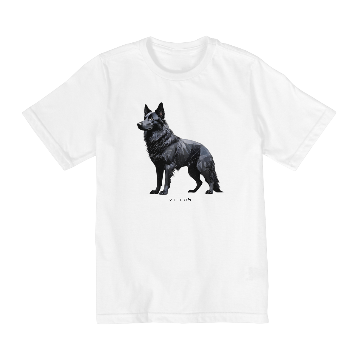 Nome do produto: Camiseta Infantil Confort - De 2 a 8 anos Pastor Belga