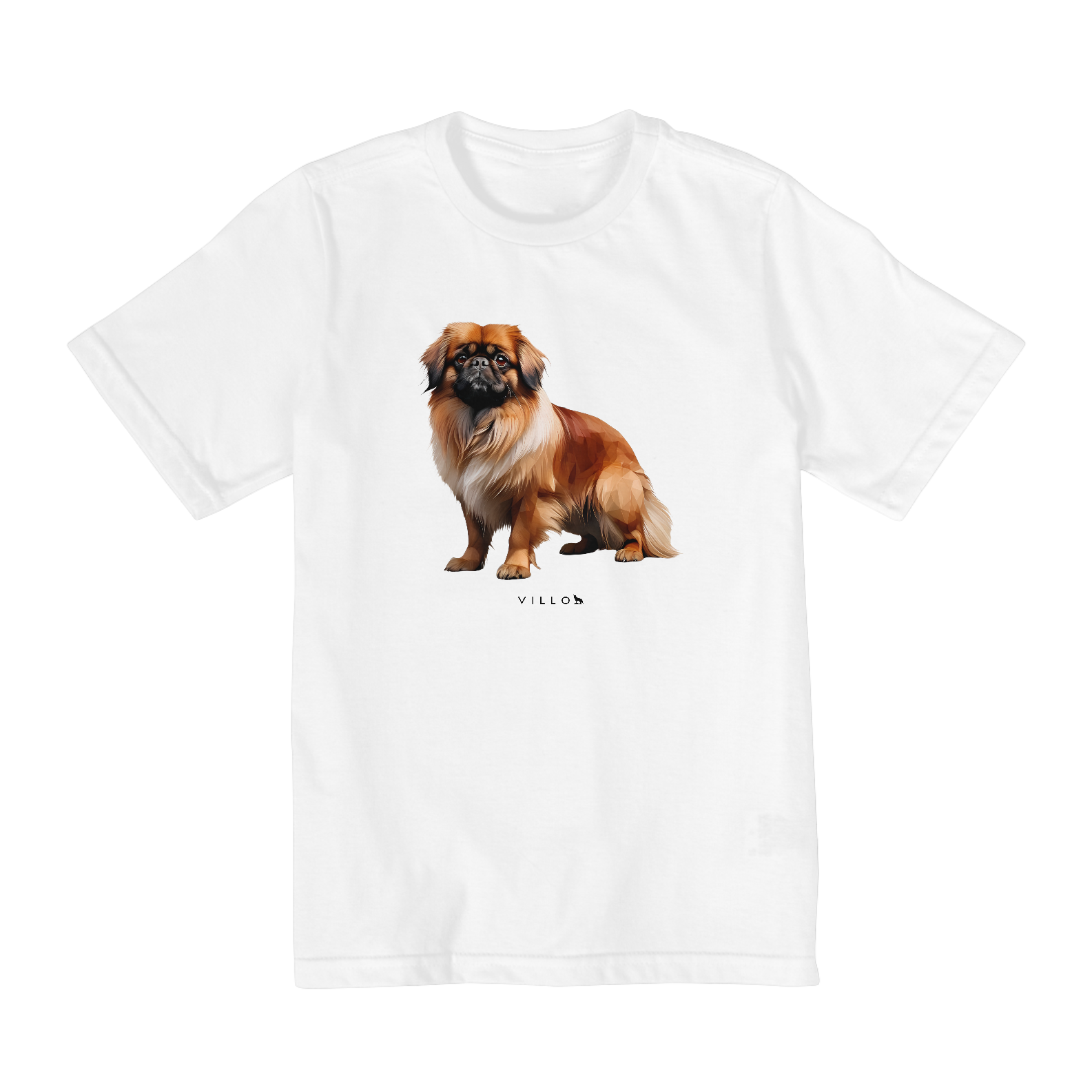 Camiseta Infantil Confort - De 2 a 8 anos Pequinês