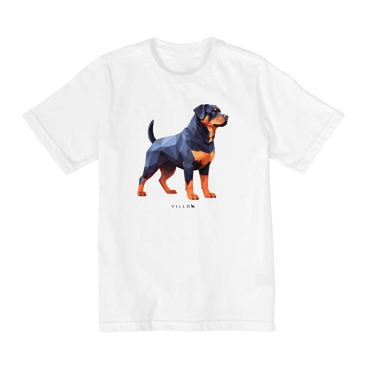 Nome do produto: Camiseta Infantil Confort - De 10 a 14 anos Rottweiler