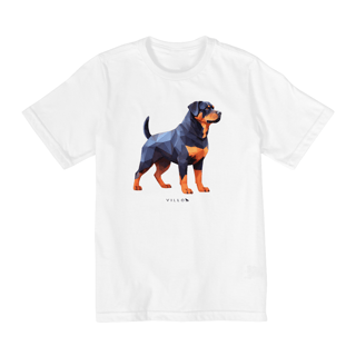 Nome do produto Camiseta Infantil Confort - De 10 a 14 anos Rottweiler