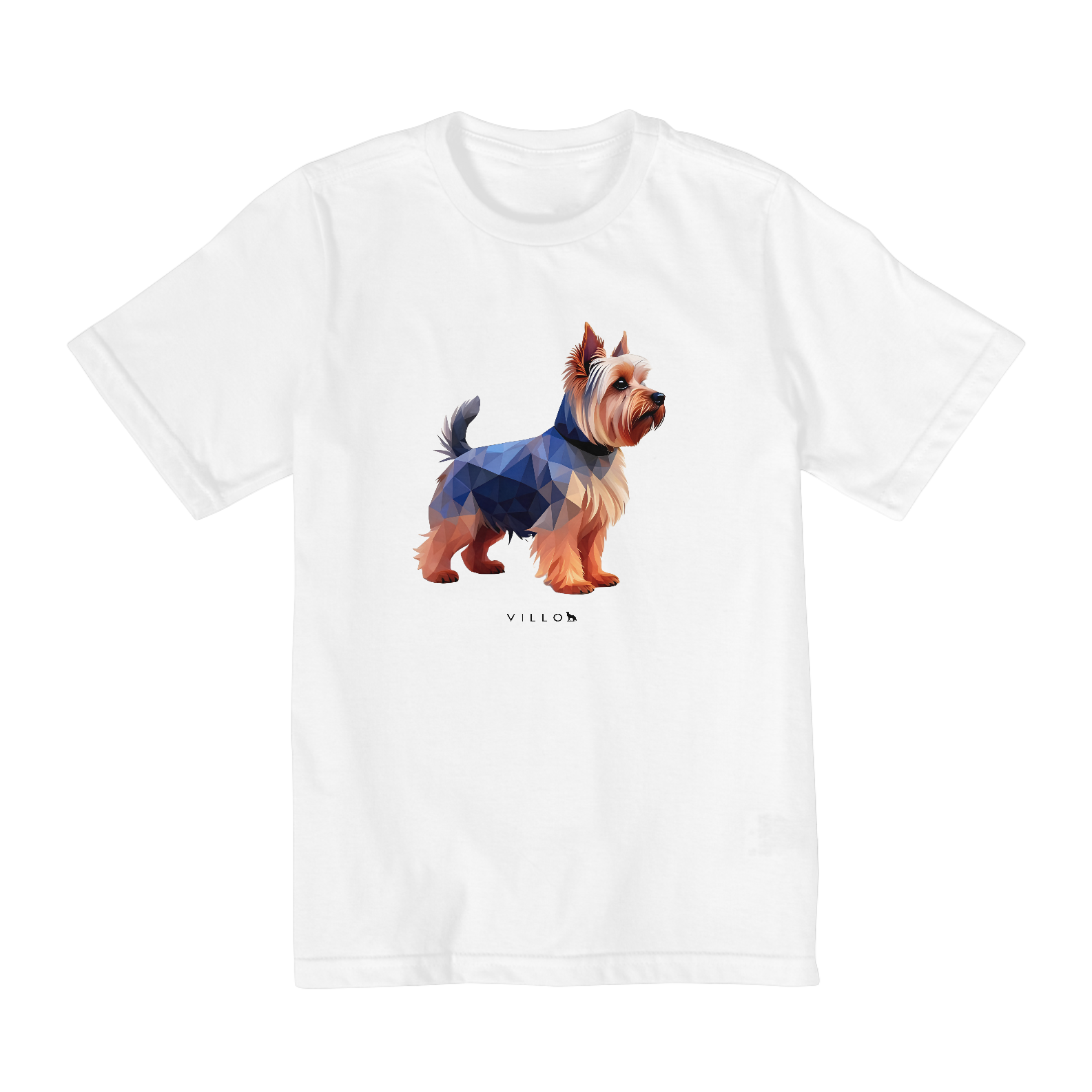 Camiseta Infantil Confort - De 10 a 14 anos Yorkshire Terrier