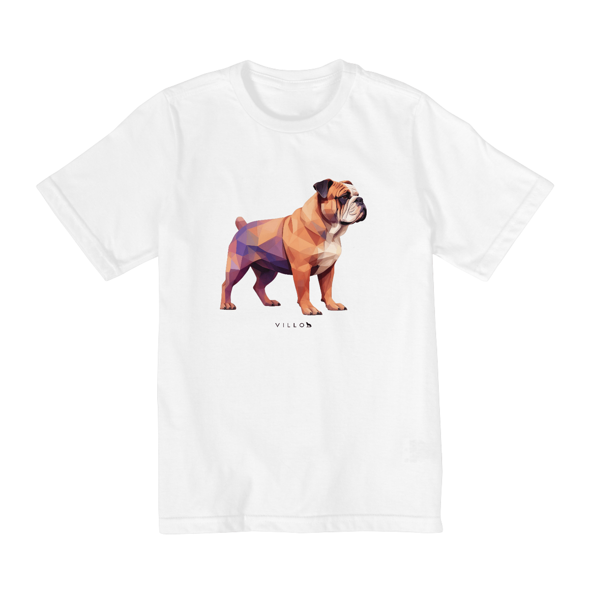 Nome do produto: Camiseta Infantil Confort - De 10 a 14 anos Bulldog