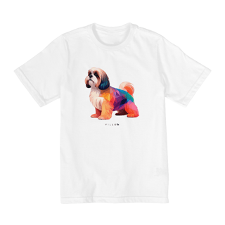 Nome do produto Camiseta Infantil Confort - De 10 a 14 anos Shih Tzu