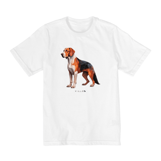 Nome do produto Camiseta Infantil Confort - De 10 a 14 anos Foxhound Americano