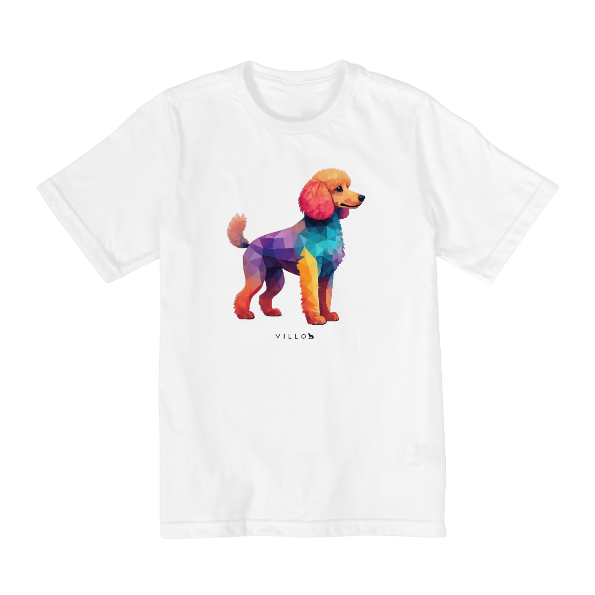 Nome do produto: Camiseta Infantil Confort - De 10 a 14 anos Poodle