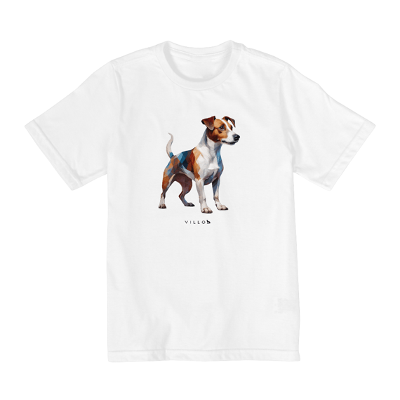 Camiseta Infantil Confort - De 10 a 14 anos Jack Russell Terriers