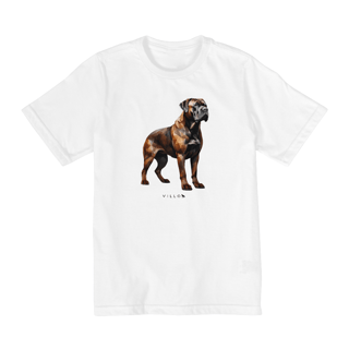 Nome do produto Camiseta Infantil Confort - De 10 a 14 anos Mastim Fila Brasileiro