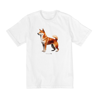 Nome do produto Camiseta Infantil Confort - De 10 a 14 anos Shiba Inus