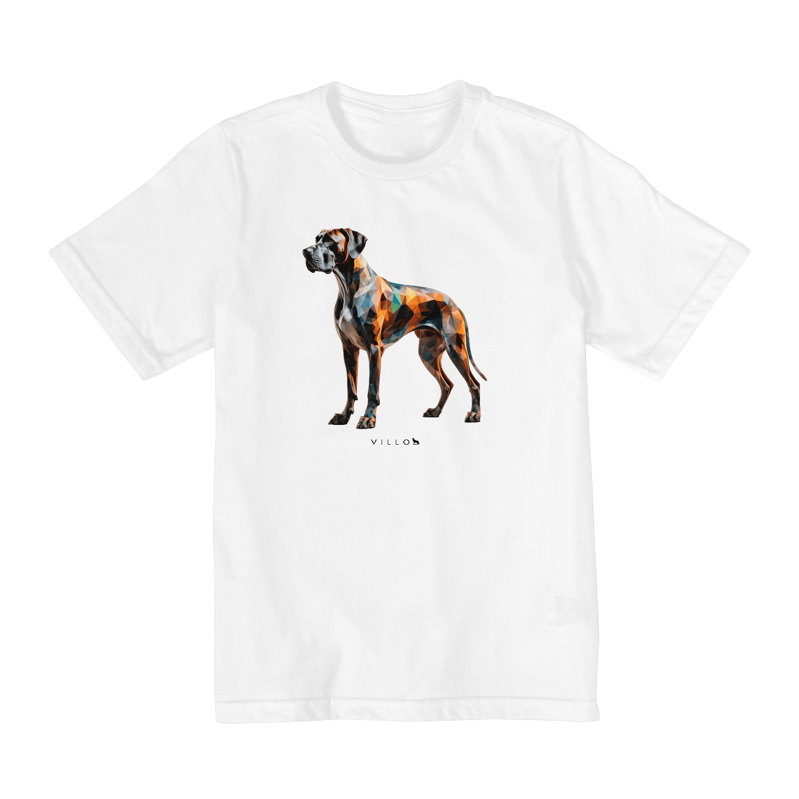 Camiseta Infantil Confort - De 10 a 14 anos Dogue Alemão