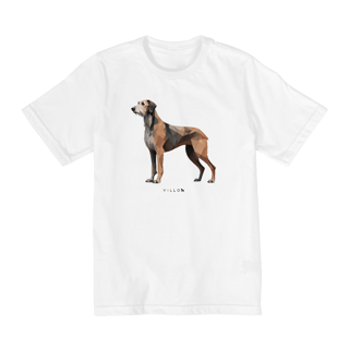 Nome do produto Camiseta Infantil Confort - De 10 a 14 anos Lébrel Irlandês