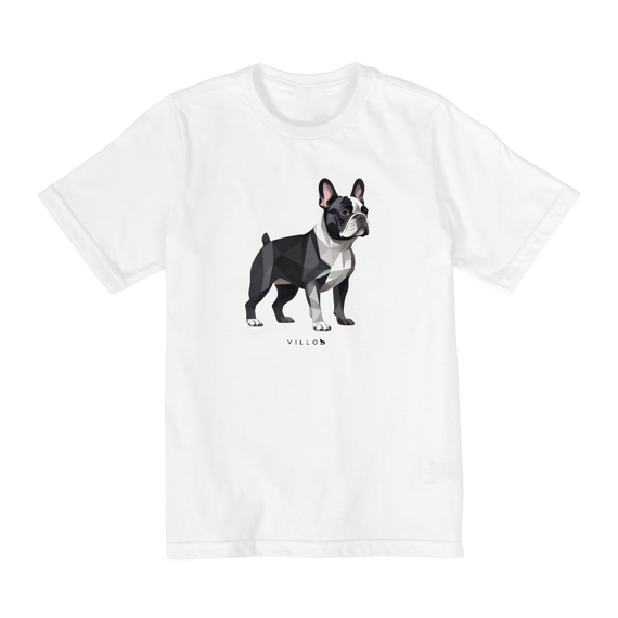 Camiseta Infantil Confort - De 10 a 14 anos Bulldog Frânces