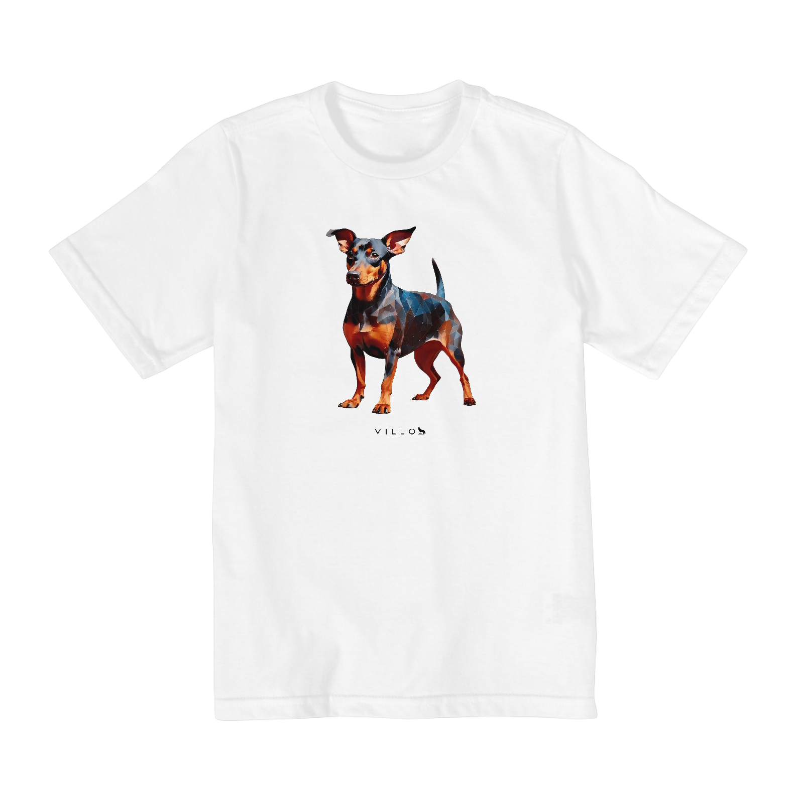 Camiseta Infantil Confort - De 10 a 14 anos Pinscher