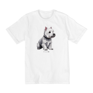 Nome do produto Camiseta Infantil Confort - De 10 a 14 anos West Highland White