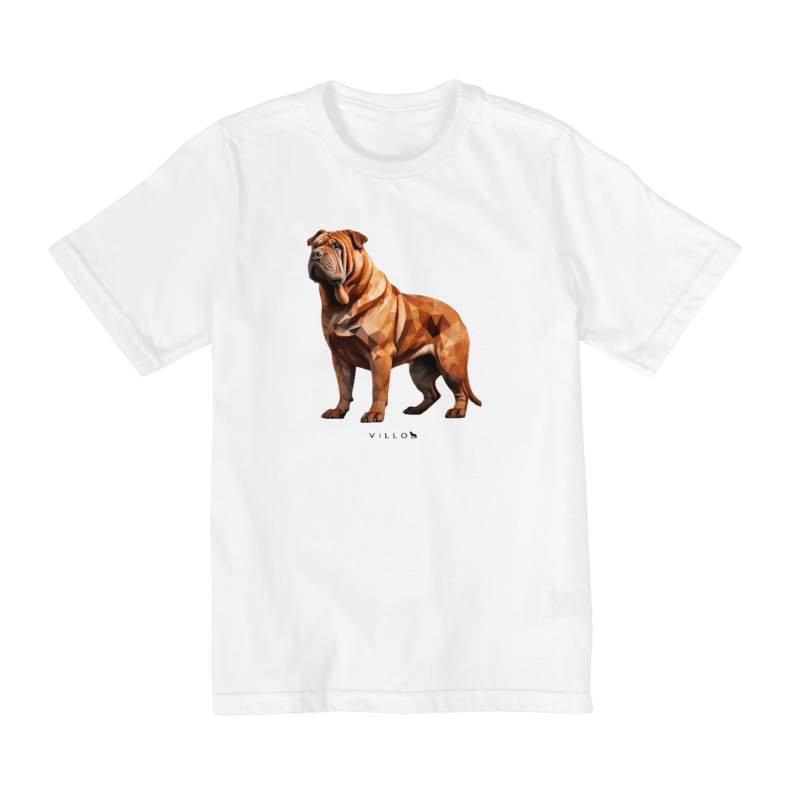 Camiseta Infantil Confort - De 10 a 14 anos Shar-pei
