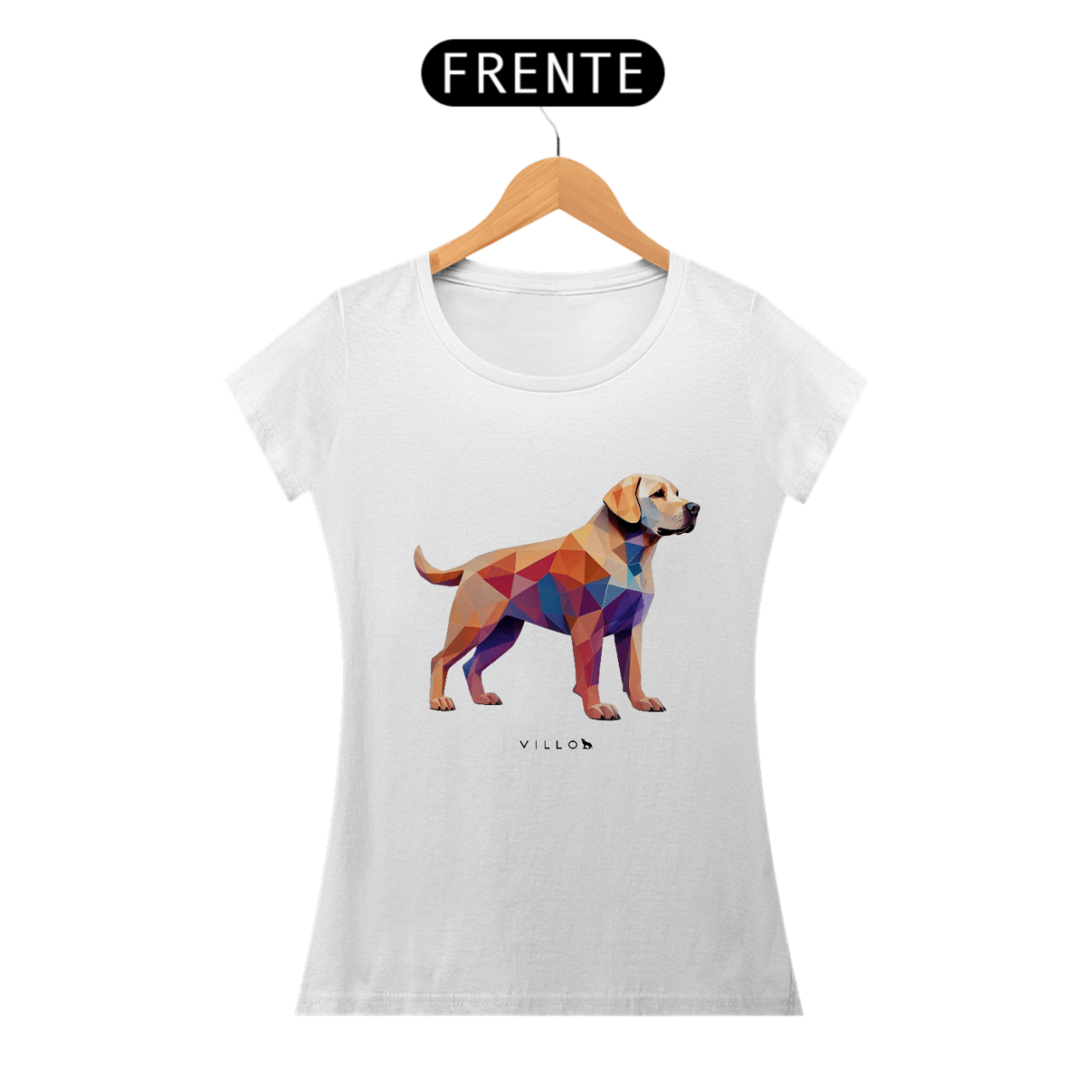 Nome do produto: Camiseta Baby Long Confort Labrador