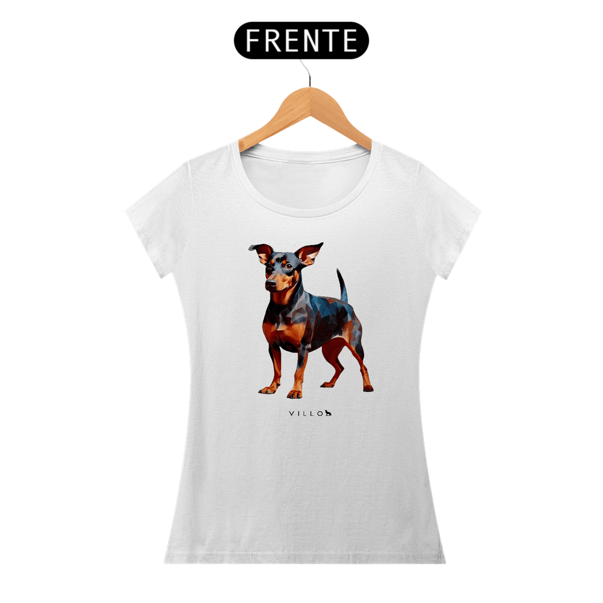 Nome do produto: Camiseta Baby Long Confort Pinscher