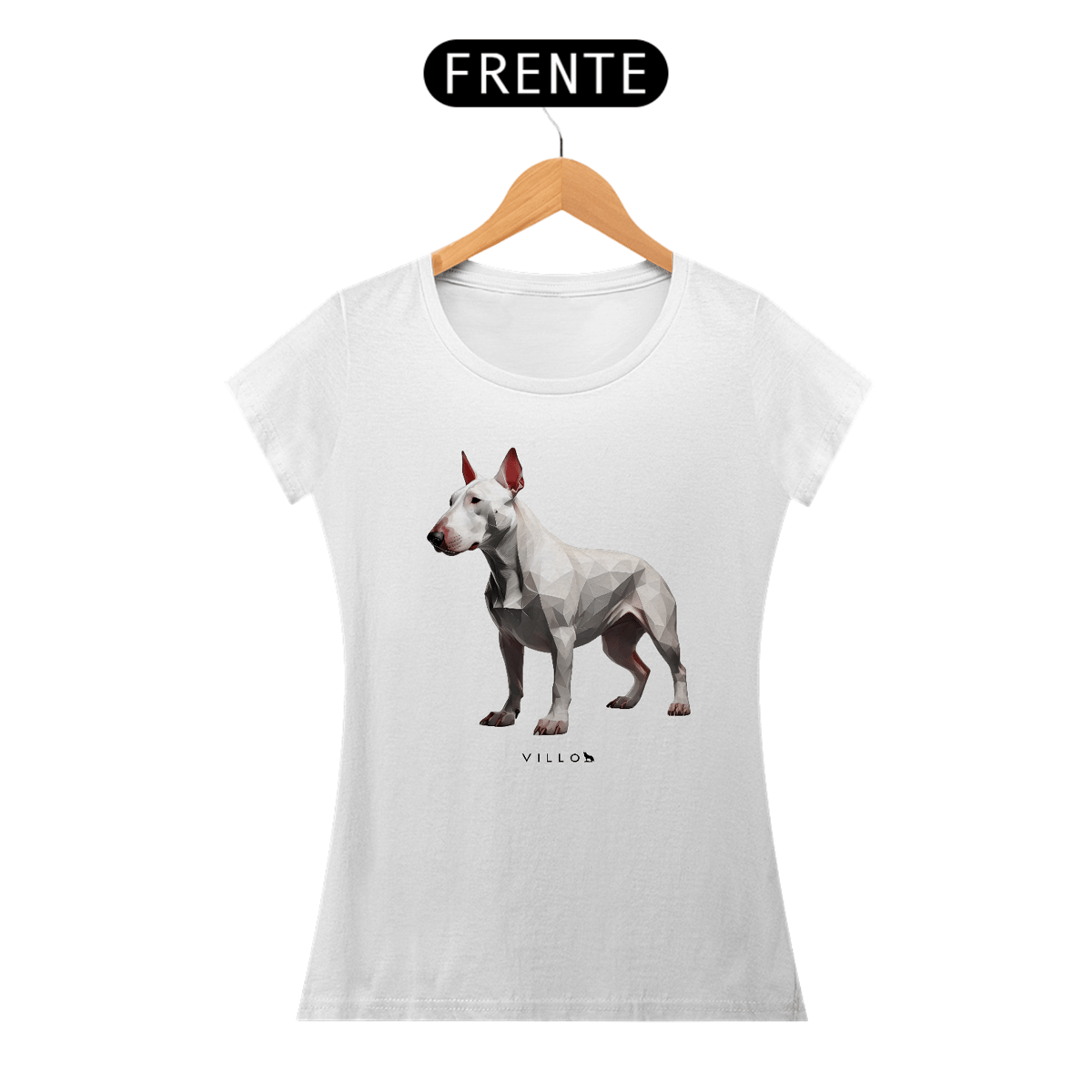 Nome do produto: Camiseta Baby Long Confort Bull Terrier