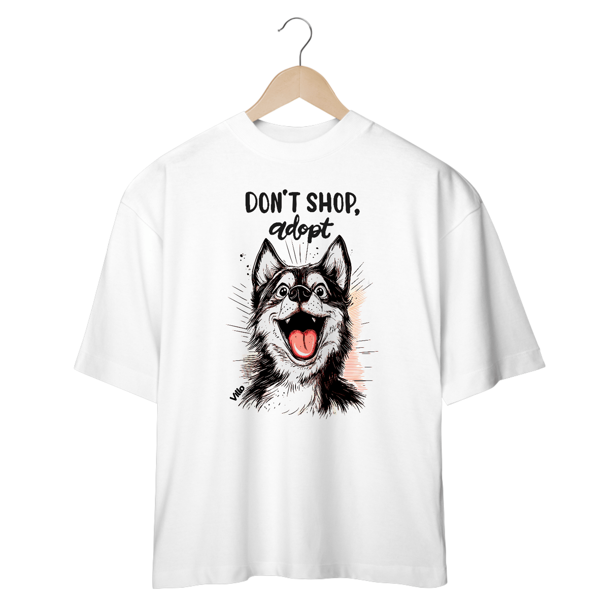 Nome do produto: Oversized Vibe Don´t shop Adopt