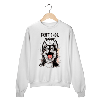 Nome do produto Moletom Liso Don´t shop Adopt