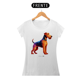 Nome do produto Camiseta Baby Long Pima Premium Airedale Terrier