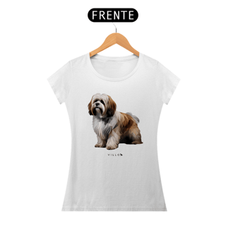 Nome do produto Camiseta Baby Long Pima Premium Lhasa Apso